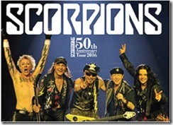 催し    Scorpions 50th Anniversary Tour 2016