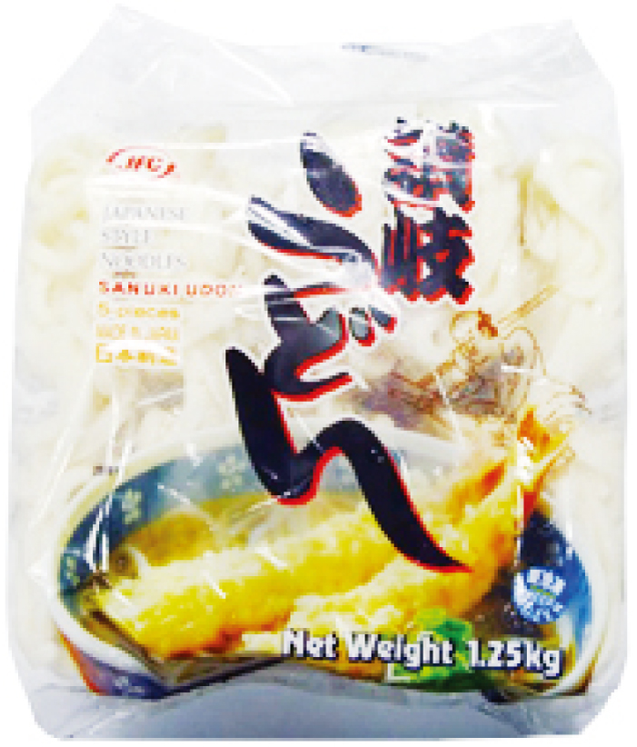 冷凍さぬきうどん 5玉今月は125 バーツ