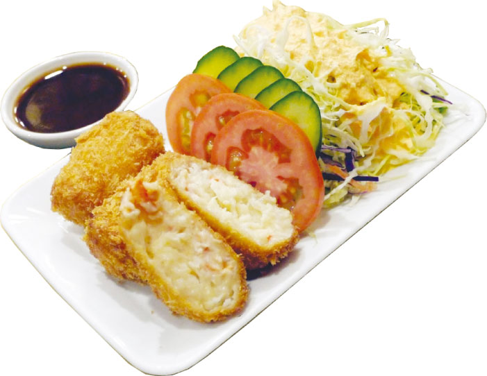 本ズワイガニを使ったカニクリームコロッケ