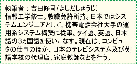 PCサポートタイランド吉田です
