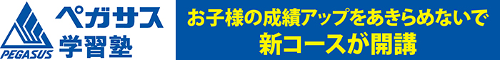 ペガサス学習塾で新コースが開講 お子様の成績アップをあきらめないで
