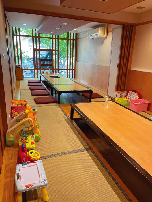 子ども連れでゆっくりできる博多の座敷