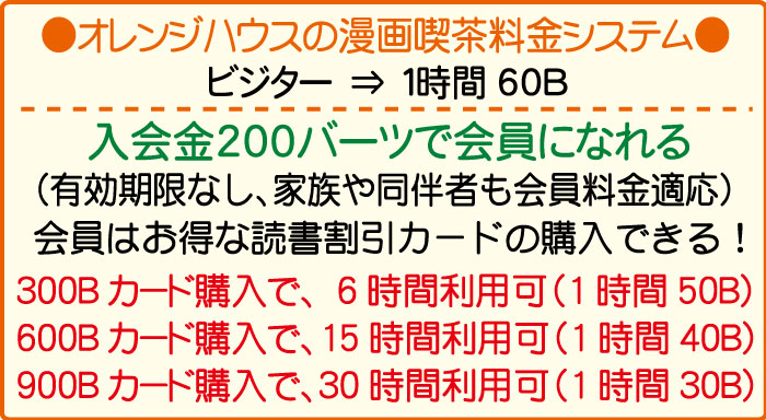 オレンジハウスで１人読書 タイ バンコク タイ自由ランド