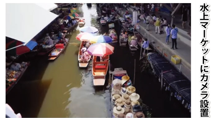 ダムヌーンサドゥアックの水上マーケット