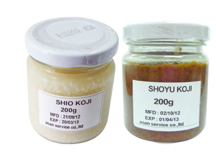 塩麹と醤油麹は200gで80バーツ