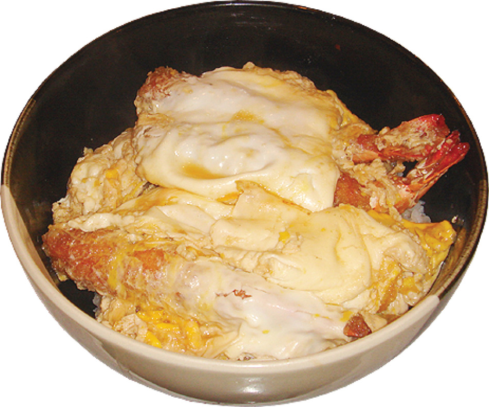 海老玉丼（268バーツ）