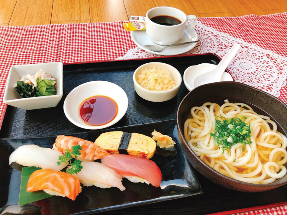 博多での店内飲食のセット