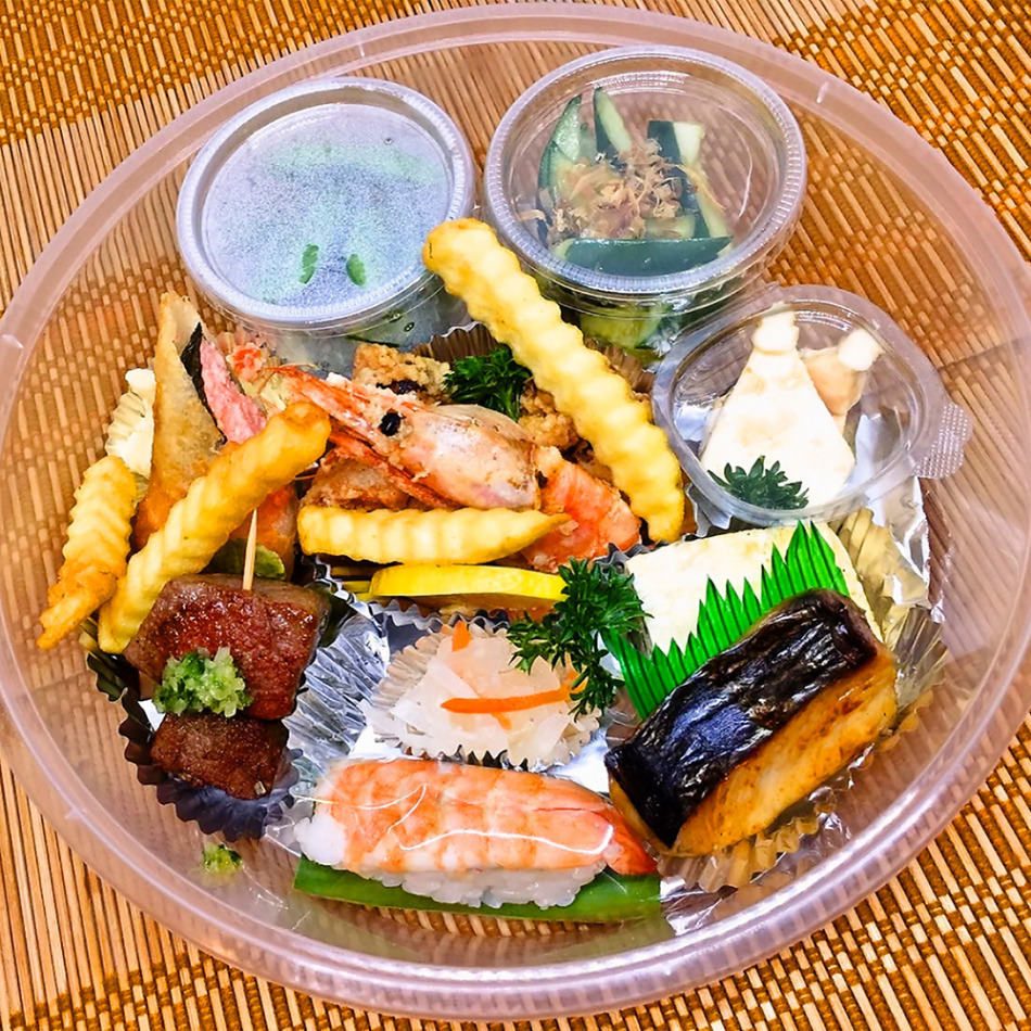 博多のおつまみセット（注:写真は1人前です。注文は2人前から）