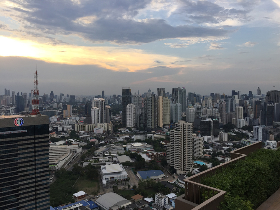 OKA HAUSのルーフトップガーデンからの眺望