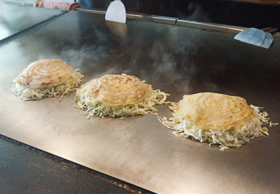 お馴染みのお好み焼き