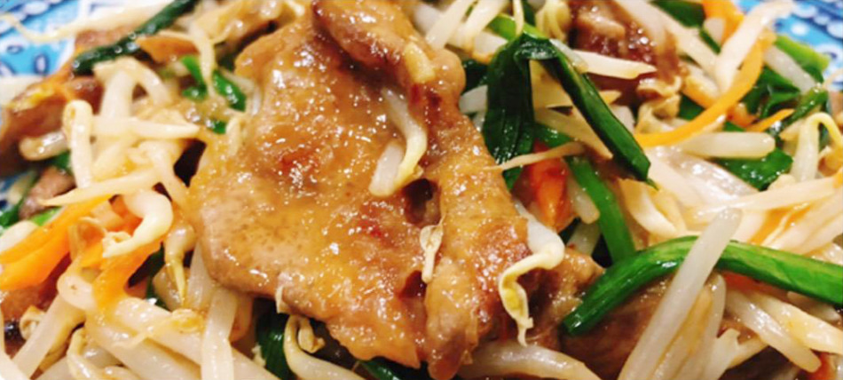 レバニラ/豚ニラ（どちらか選べます）（160バーツ）