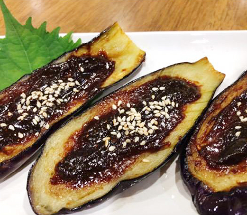 ナスのしぎ焼き（120バーツ）