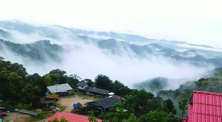 メーチャンタイ村からの景色