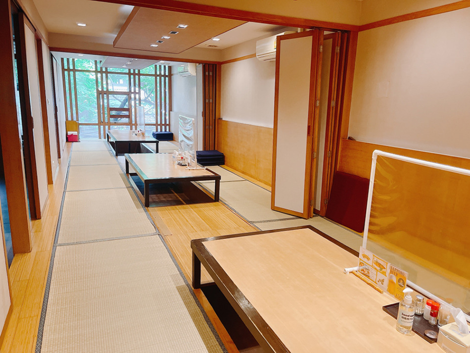博多の2階座敷部屋は最大35名で利用できます