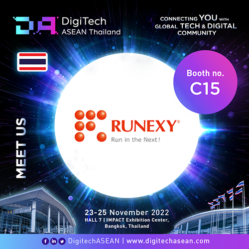 ラネクシー（RUNEXY）タイランドが11月23日からインパクトのITイベントに出展