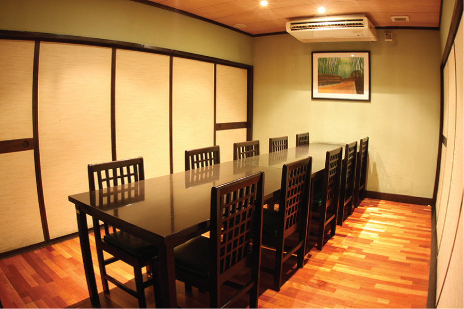 和食 庵寺のテーブル個室