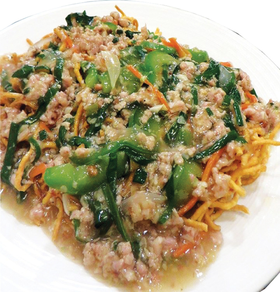  もっこりシーロムのボルガ焼きそば