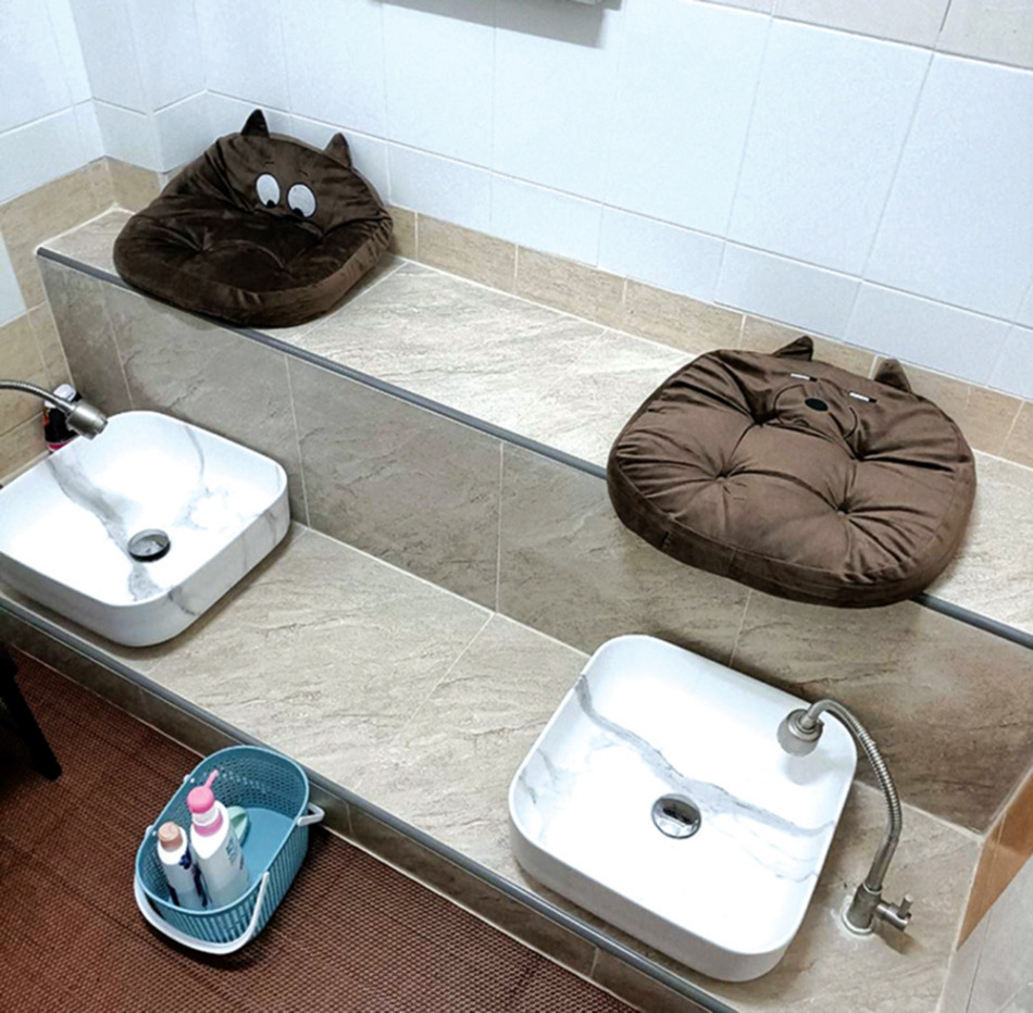 気持よい足裏のツボを押してくれる