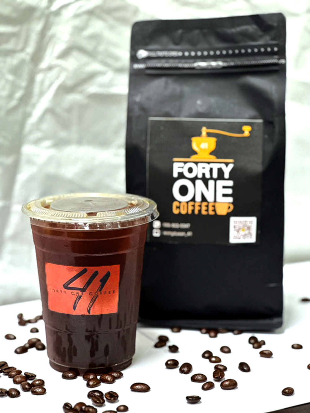 「Forty One Coffee」コーヒー豆は500バーツで販売中