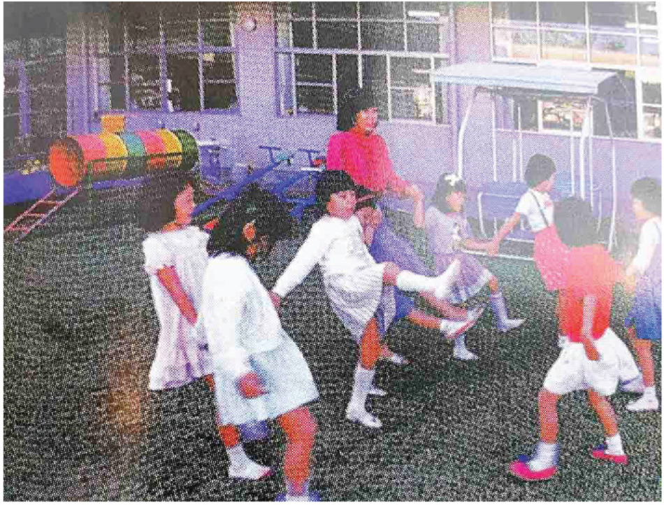 学校内に幼年部が併設されていた頃:日本人学校提供